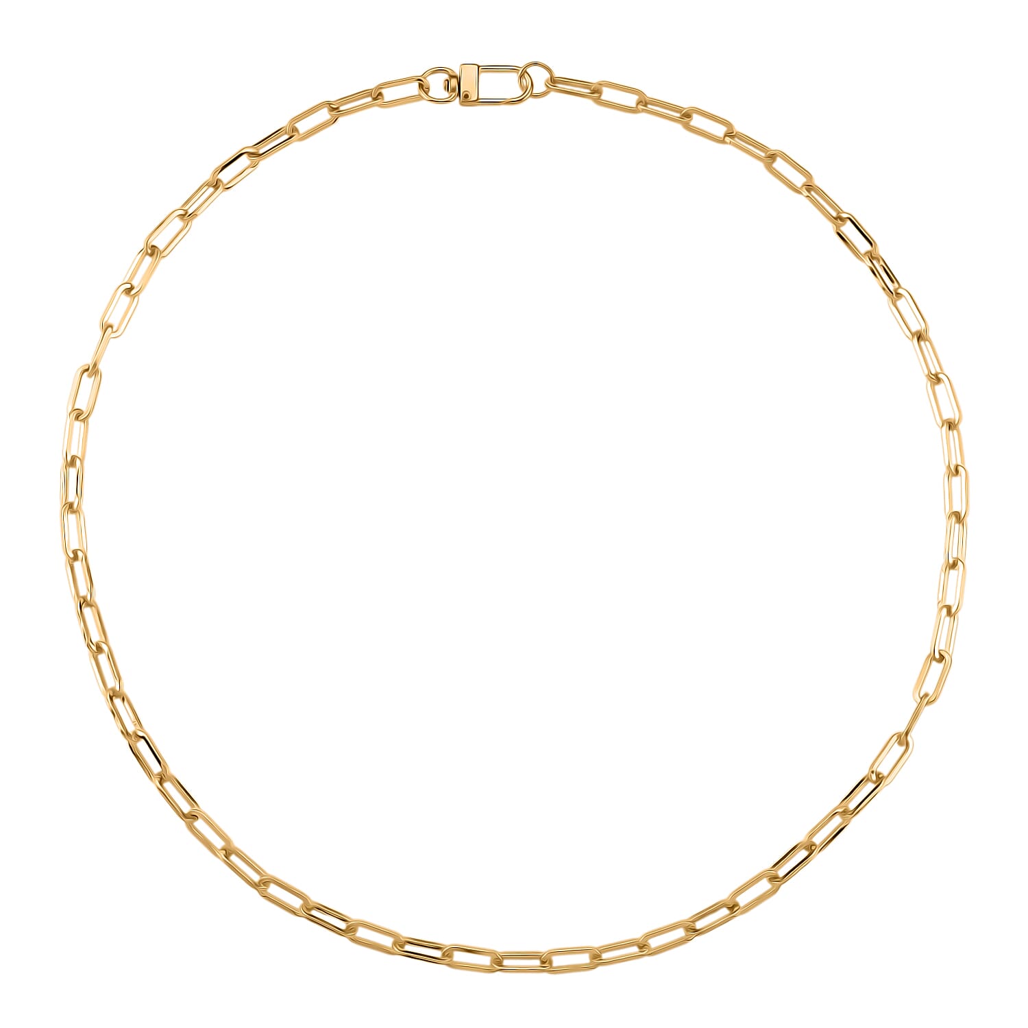 2 Piece Set - Chain Link Necklace (Size 30) & Bracelet (Size 8) in Yellow Gold Plated