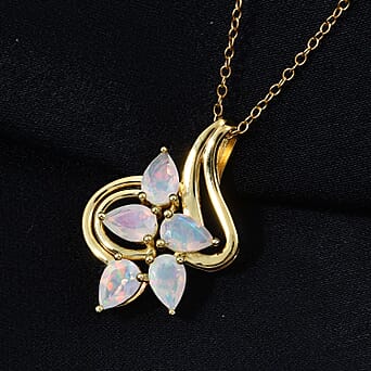https://tjcuk.sirv.com/Products/44/2/4423807/Ethiopian-Opal-Pendant-with-Chain-Size-20-in-18K-YG-Plating-Sterling-S_4423807_1.jpg?w=342&h=342
