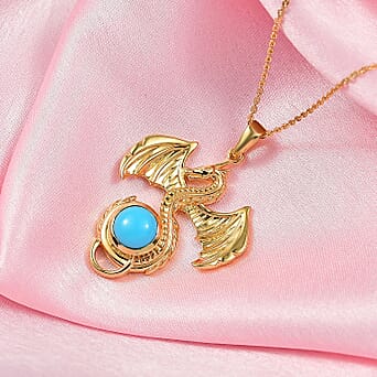 https://tjcuk.sirv.com/Products/44/2/4424240/Sleeping-Beauty-Turquoise-Pendant-with-Chain-Size-20-in-18K-YG-Plating_4424240_2.jpg?w=342&h=342