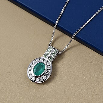 https://tjcuk.sirv.com/Products/44/2/4424280/Emerald-Moissanite-Tsavorite-Garnet-Pendant-with-Chain-Size-20-in-Rhod_4424280_2.jpg?w=342&h=342