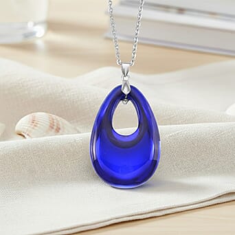 https://tjcuk.sirv.com/Products/44/2/4424635/Blue-Crystal-Teardrop-Pendant-with-Chain-Size-24-in-Silver-Tone_4424635_1.jpg?w=342&h=342