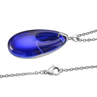 https://tjcuk.sirv.com/Products/44/2/4424635/Blue-Crystal-Teardrop-Pendant-with-Chain-Size-24-in-Silver-Tone_4424635_3.jpg?w=342&h=342