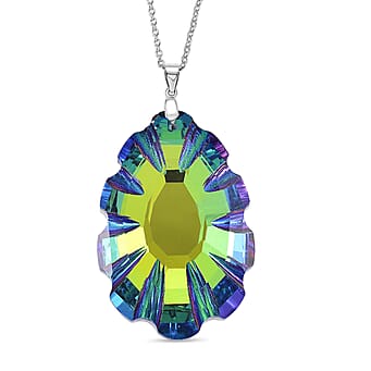 https://tjcuk.sirv.com/Products/44/2/4424661/Green-Magic-Color-Crystal-Pendant-with-Chain-Size-24-in-Silver-Tone_4424661.jpg?w=342&h=342