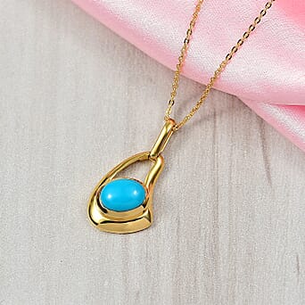 https://tjcuk.sirv.com/Products/44/2/4425184/Sleeping-Beauty-Turquoise-Pendant-with-Chain-Size-20-in-18K-YG-Plating_4425184_2.jpg?w=342&h=342