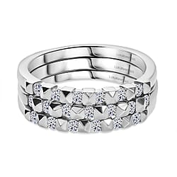 Set of 3 - Lab Grown Diamond Stackable Ring