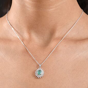 https://tjcuk.sirv.com/Products/44/2/4425316/D-Joy-Emerald-Moissanite-Pendant-with-Chain-Size-20-in-Rhodium-Overlay_4425316_1.jpg?w=342&h=342