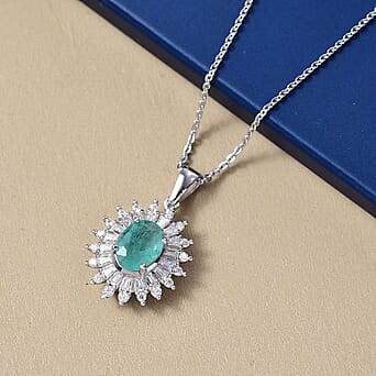 https://tjcuk.sirv.com/Products/44/2/4425316/D-Joy-Emerald-Moissanite-Pendant-with-Chain-Size-20-in-Rhodium-Overlay_4425316_2.jpg?w=342&h=342