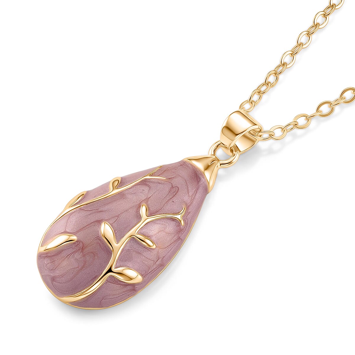 Set of 2 - Leaf Vine Drop Necklace (Size - 18-2 Ext) and Push Back Earring