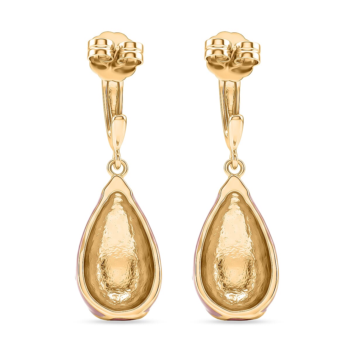 Set of 2 - Leaf Vine Drop Necklace (Size - 18-2 Ext) and Push Back Earring