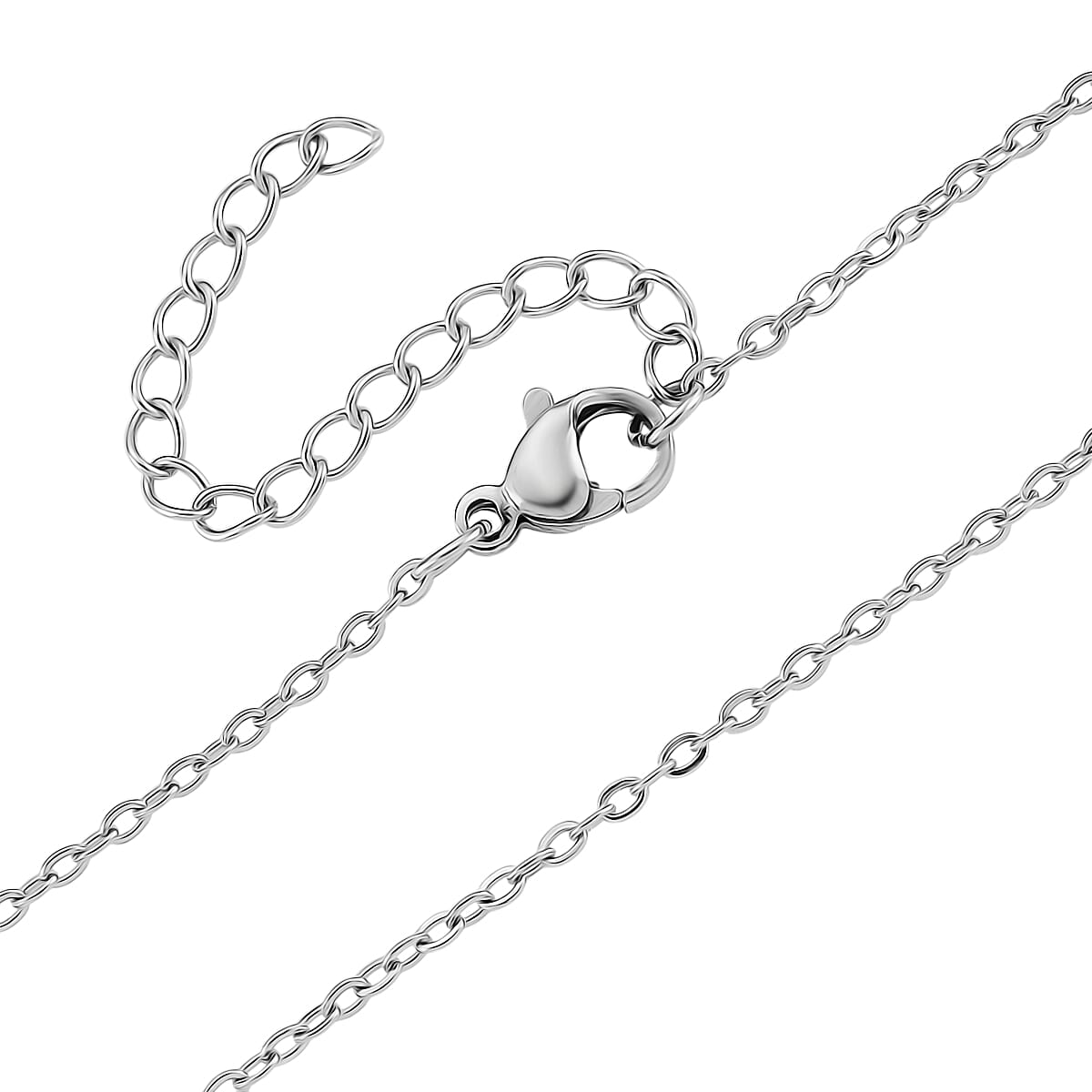 Lapis Lazuli Dragonfly Drop Pendant with Chain (Size 20-2 Ext) in Silver Tone 20.00 Ct.