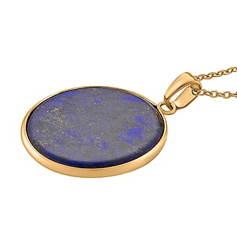 https://tjcuk.sirv.com/Products/44/2/4426076/Lapis-Lazuli-Celestial-Wisdom-Pendant-with-Chain-Size-20-2-Ext-in-Yell_4426076_3.jpg?w=342&h=342