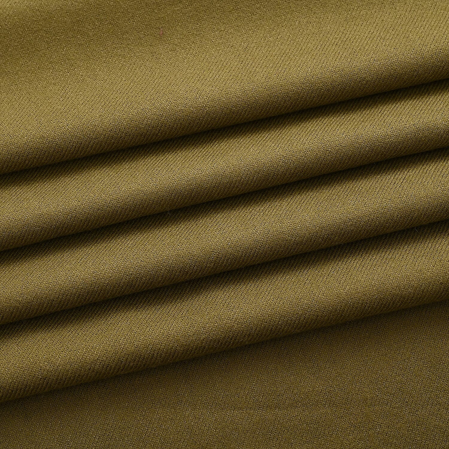 LA MAREY Croc-Embossed RFID Wallet & Fringed Scarf (180 x 70cm) - Green & Olive