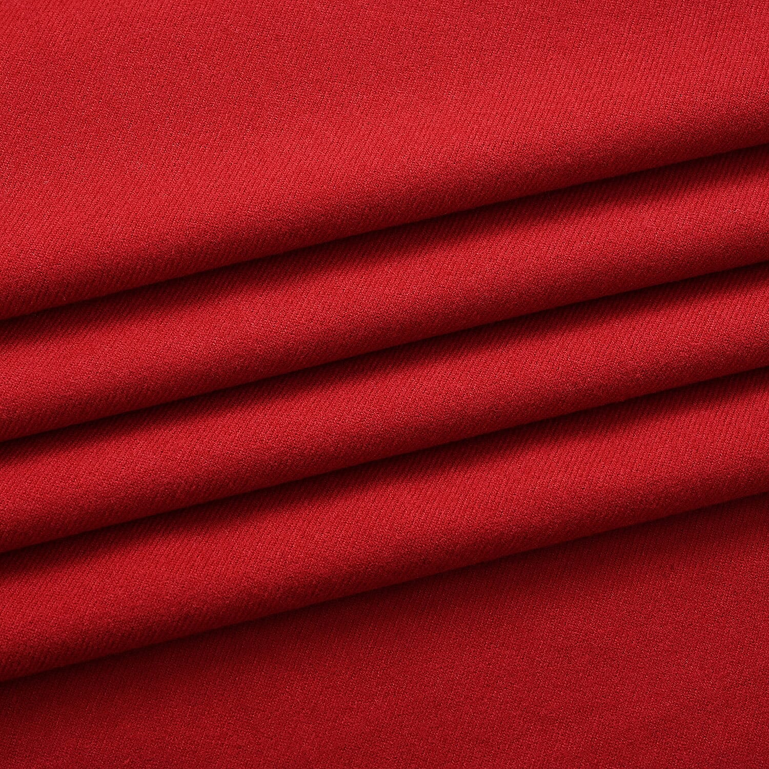 LA MAREY Croc-Embossed RFID Wallet & Fringed Scarf (180 x 70cm) - Burgundy