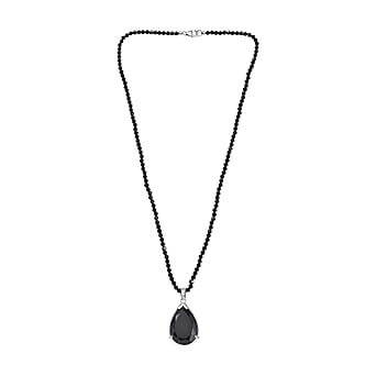 https://tjcuk.sirv.com/Products/44/2/4427334/Black-Spinel-Pendant-with-Beads-Chain-Size-20-in-Platinum-Overlay-Ster_4427334_4.jpg?w=342&h=342