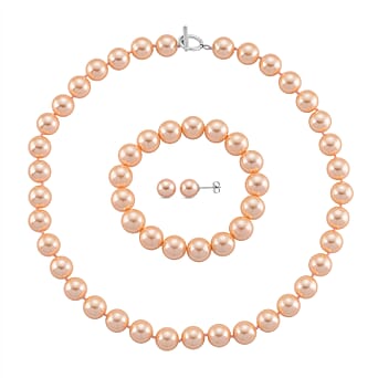 https://tjcuk.sirv.com/Products/44/2/4427691/3-Piece-Set-Peach-Shell-Pearl-Stone-Bracelet-and-Fancy-Necklace-Pure-W_4427691.jpg?w=342&h=342