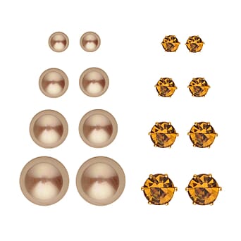 https://tjcuk.sirv.com/Products/44/2/4428901/9-Piece-Set-Peach-Shell-Pearl-Champagne-Crystal-Bracelet-Size-8-1-5-Ex_4428901_3.jpg?w=342&h=342