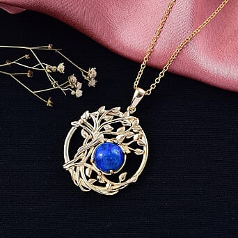https://tjcuk.sirv.com/Products/44/2/4429796/EverTrue-Lapis-Lagoon-Pendant-with-Chain-Size-20-in-Yellow-Gold-Tone-4_4429796_1.jpg?w=342&h=342
