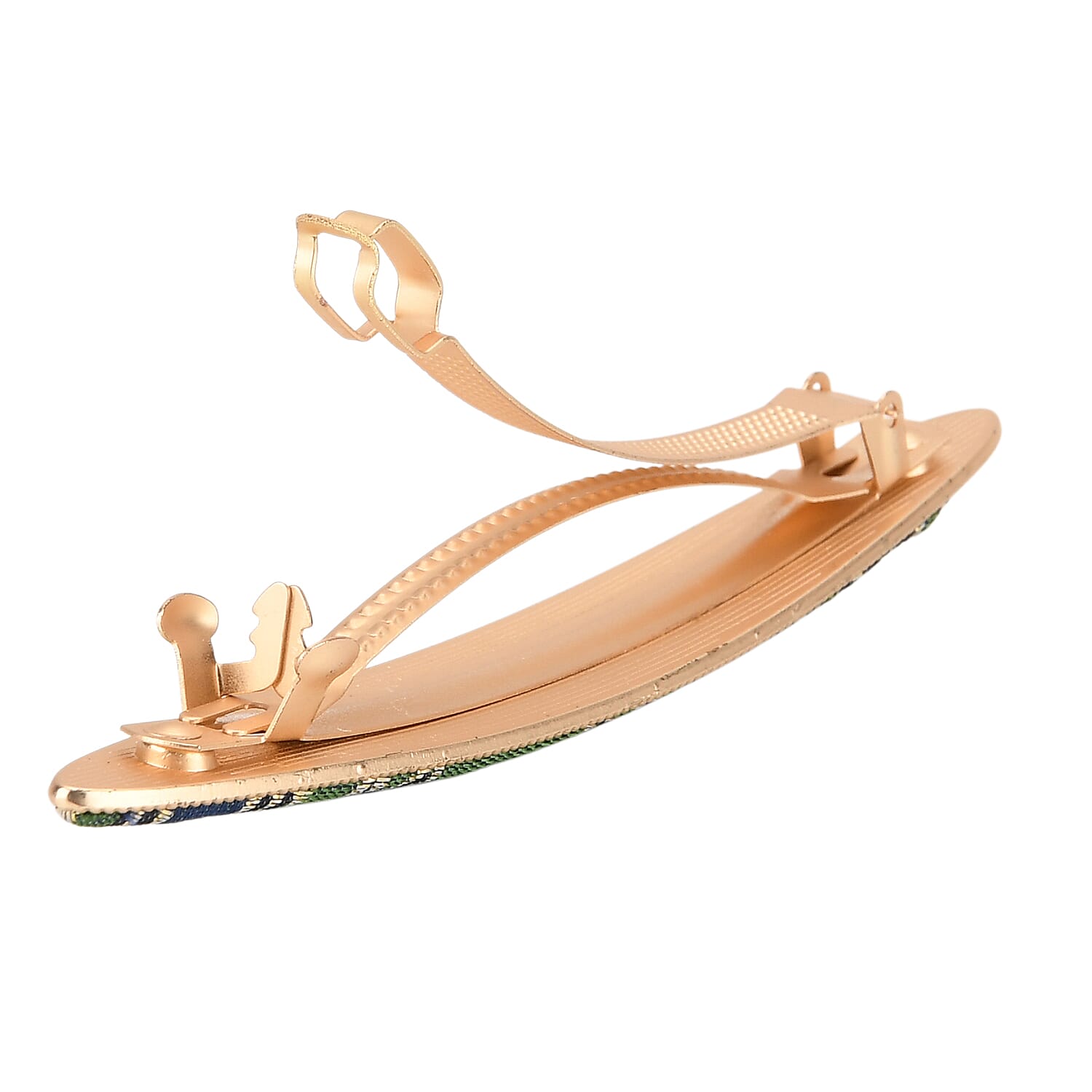 La Marey Signature Silk Multicolour Hairpins & Push Back Earring Set