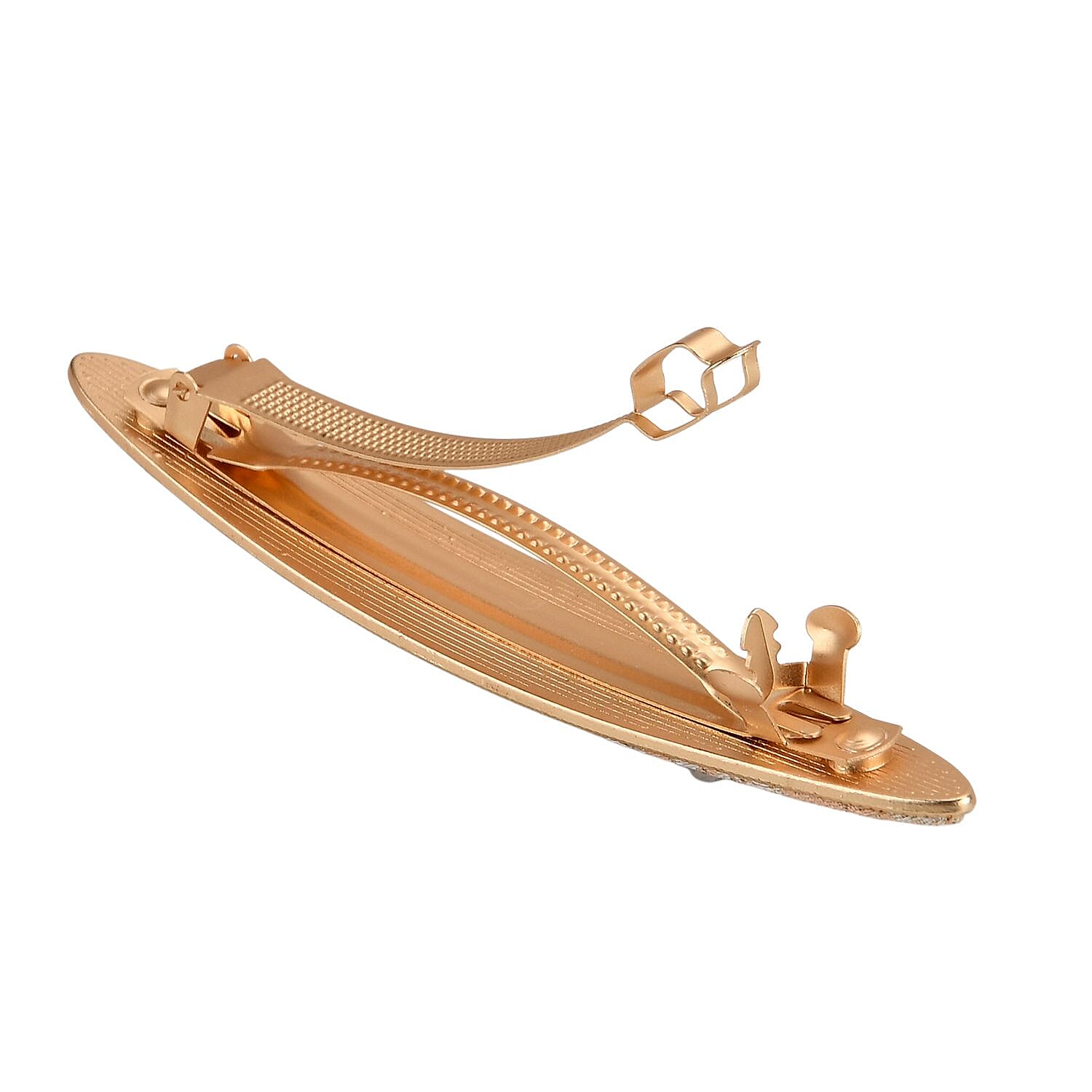 La Marey Signature Silk Multicolour Hairpins & Push Back Earring Set