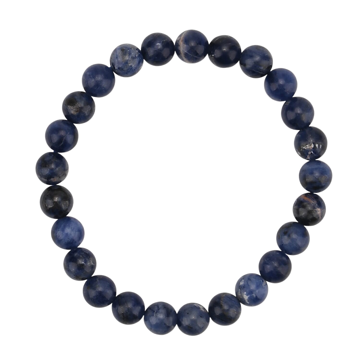 Multi-Gemstone 7 Chakra Healing Crystal Gift Set- Photo Case & Sodalite Beads Stretchable Bracelet (7.8-8 inch)