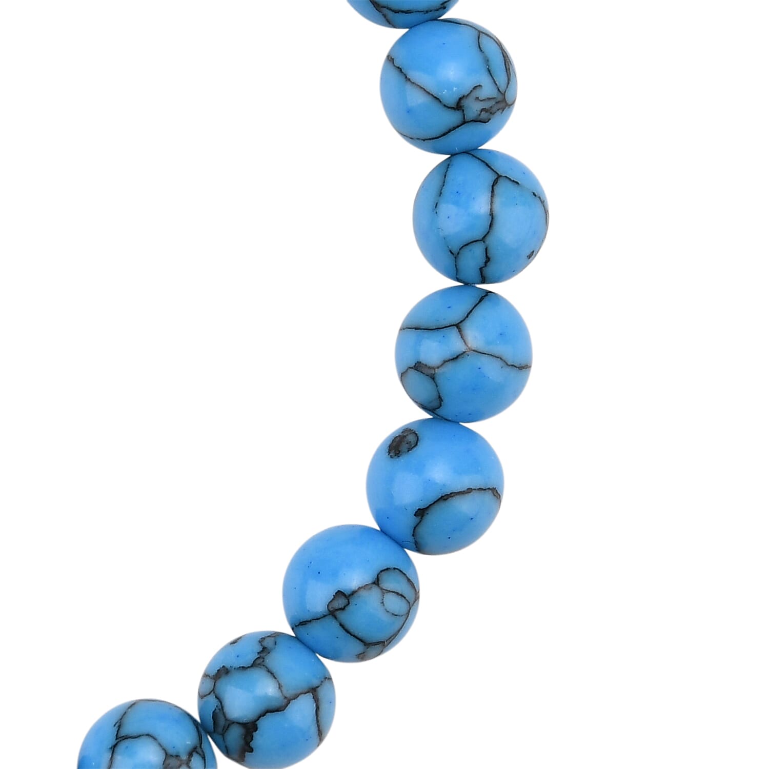 Multi-Gemstone 7 Chakra Healing Crystal Gift Set- Photo Case & Blue Howlite Beads Stretchable Bracelet (7.8-8 inch)