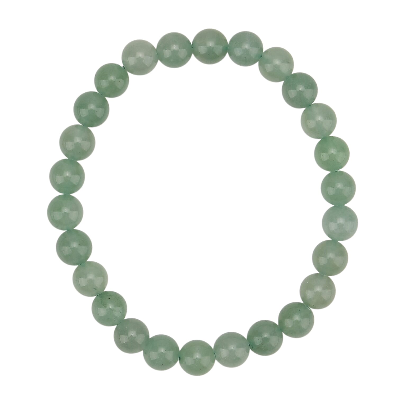 Multi-Gemstone 7 Chakra Healing Crystal Gift Set- Photo Case & Green Adventurine Beads Stretchable Bracelet (7.8-8 inch)