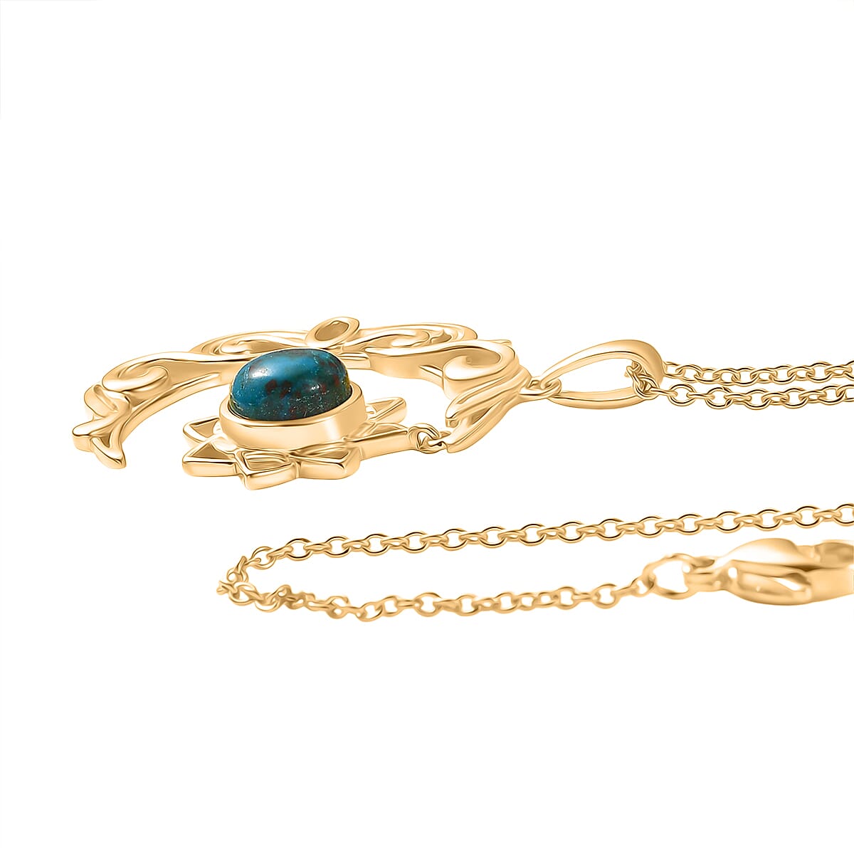 Opalina Pendant with Chain (Size 20) Stainless Steel  2.000  Ct.