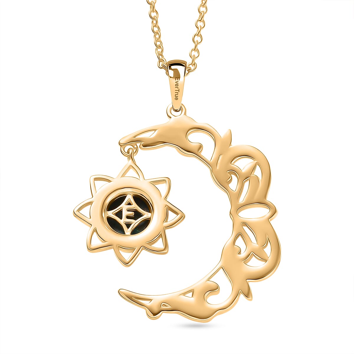 Opalina Pendant with Chain (Size 20) Stainless Steel  2.000  Ct.