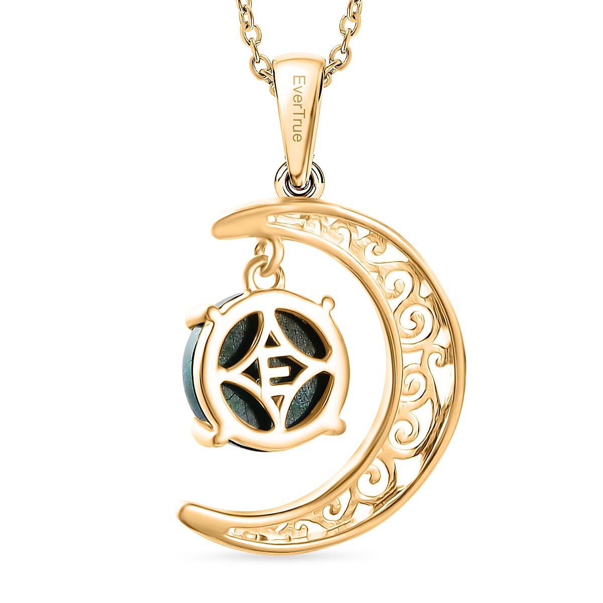Opalina Pendant with Chain (Size 20) Stainless Steel  4.100  Ct.