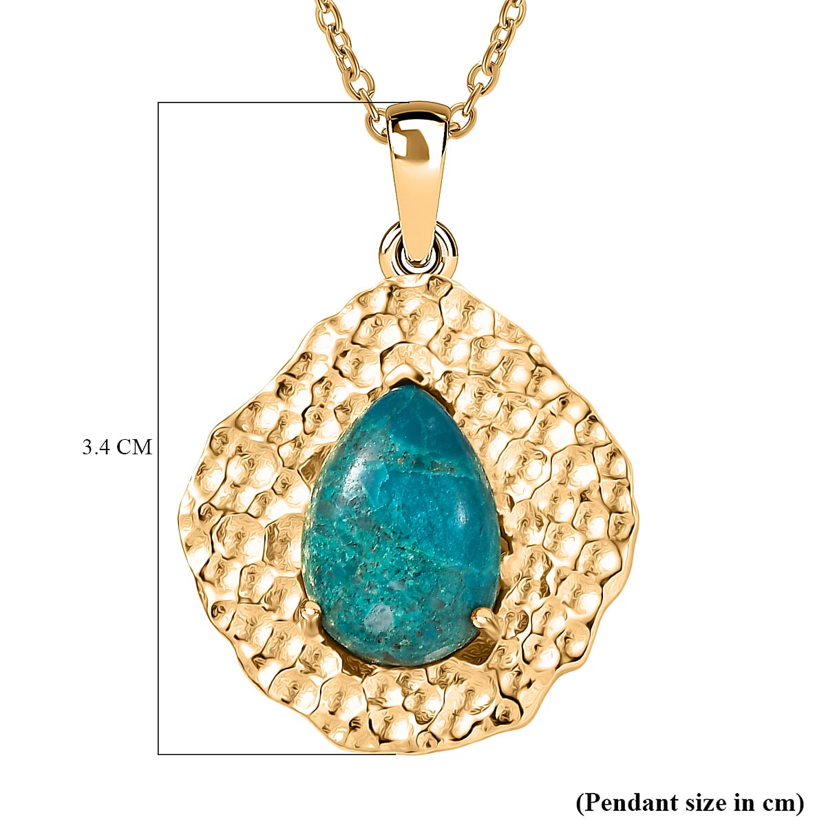 Opalina Pendant with Chain (Size 20) Stainless Steel  4.500  Ct.