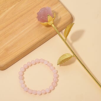 https://tjcuk.sirv.com/Products/44/3/4432336/2-Piece-Set-Rose-Quartz-Stone-Bracelet-and-Accessories-225-00ct-225-00_4432336_1.jpg?w=342&h=342