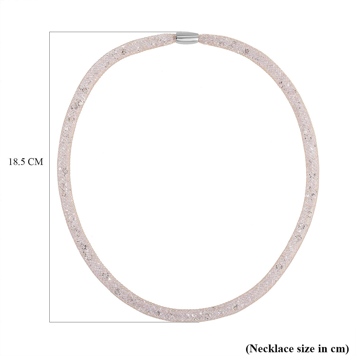 2 Piece Set -  White Crystal Fancy Necklace and Fancy Bracelet Pure Yellow Brass  0.020  Ct.