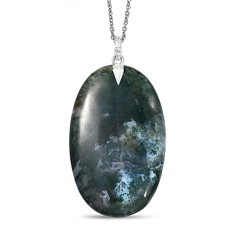 Ocean Jasper Pendant with Chain (Size 20) Mix Metal  100.000  Ct.