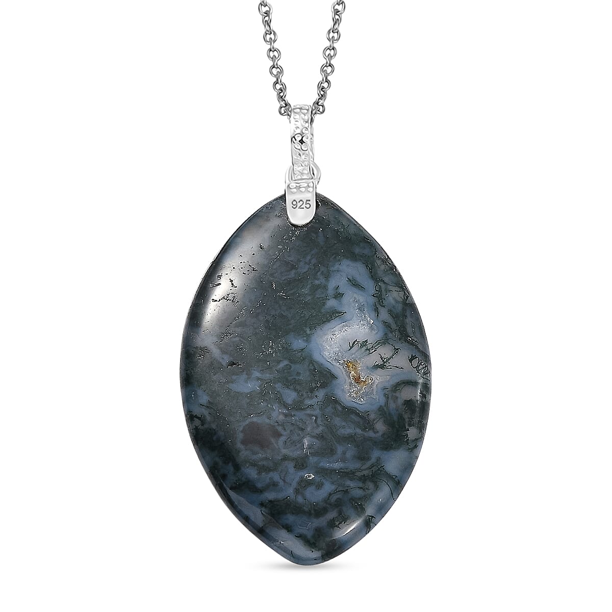 Ocean Jasper Pendant with Chain (Size 20) Mix Metal  100.000  Ct.