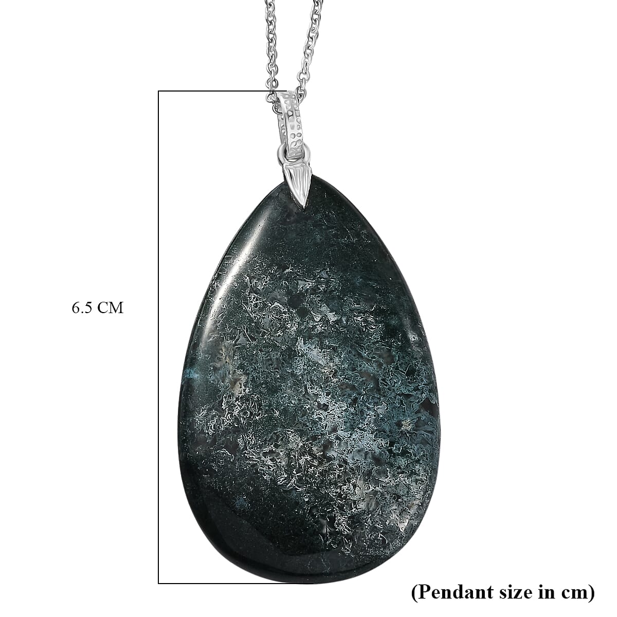 Jasper Pendant with Chain (Size 20) Mix Metal  100.000  Ct.