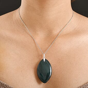 https://tjcuk.sirv.com/Products/44/3/4433192/Green-Jasper-Pendant-with-Chain-Size-20-Mix-Metal-100-000-Ct_4433192_2.jpg?w=342&h=342