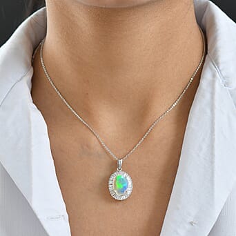 https://tjcuk.sirv.com/Products/44/3/4433833/Ethiopian-Opal-Moissanite-Pendant-with-Chain-Size-20-in-Rhodium-Overla_4433833_2.jpg?w=342&h=342