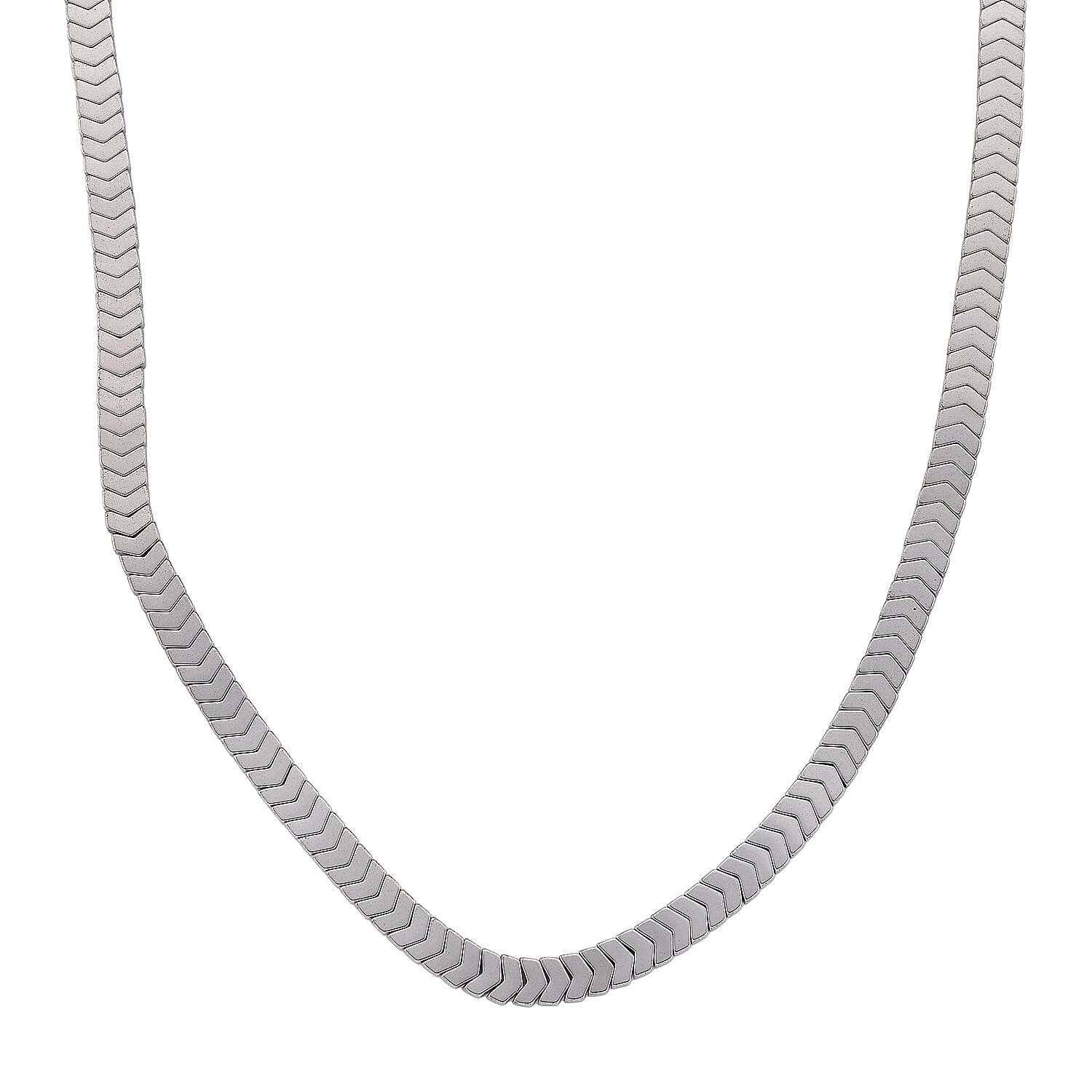 2 Piece Set -  Silver Plated Hematite Stone Bracelet and Fancy Necklace 303.50ct  303.500  Ct.