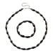 2 Piece Set -  Hematite Fancy Necklace and Fancy Bracelet 494.00ct  494.000  Ct.