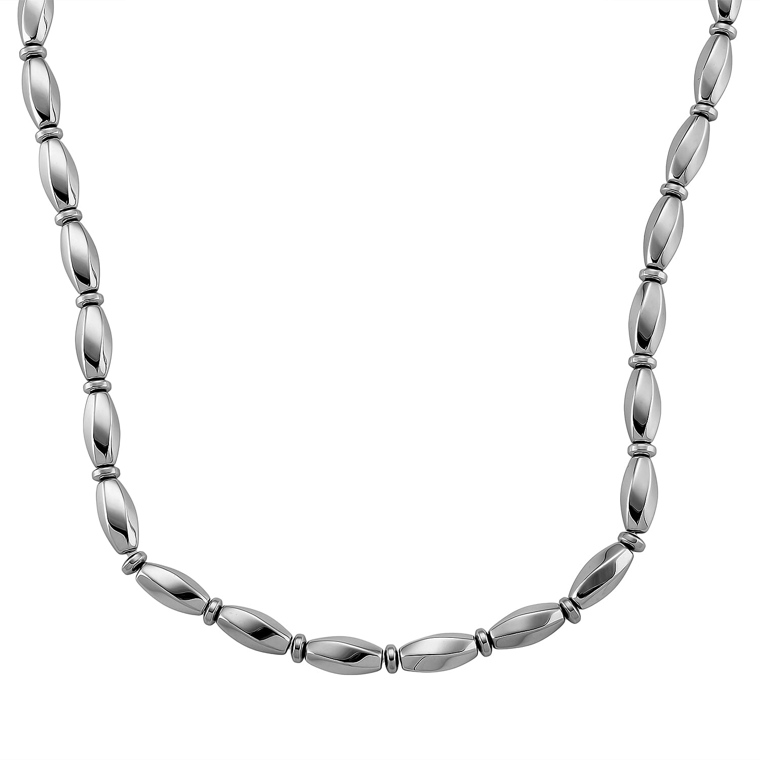 2 Piece Set -  Hematite Fancy Necklace and Fancy Bracelet 494.00ct  494.000  Ct.