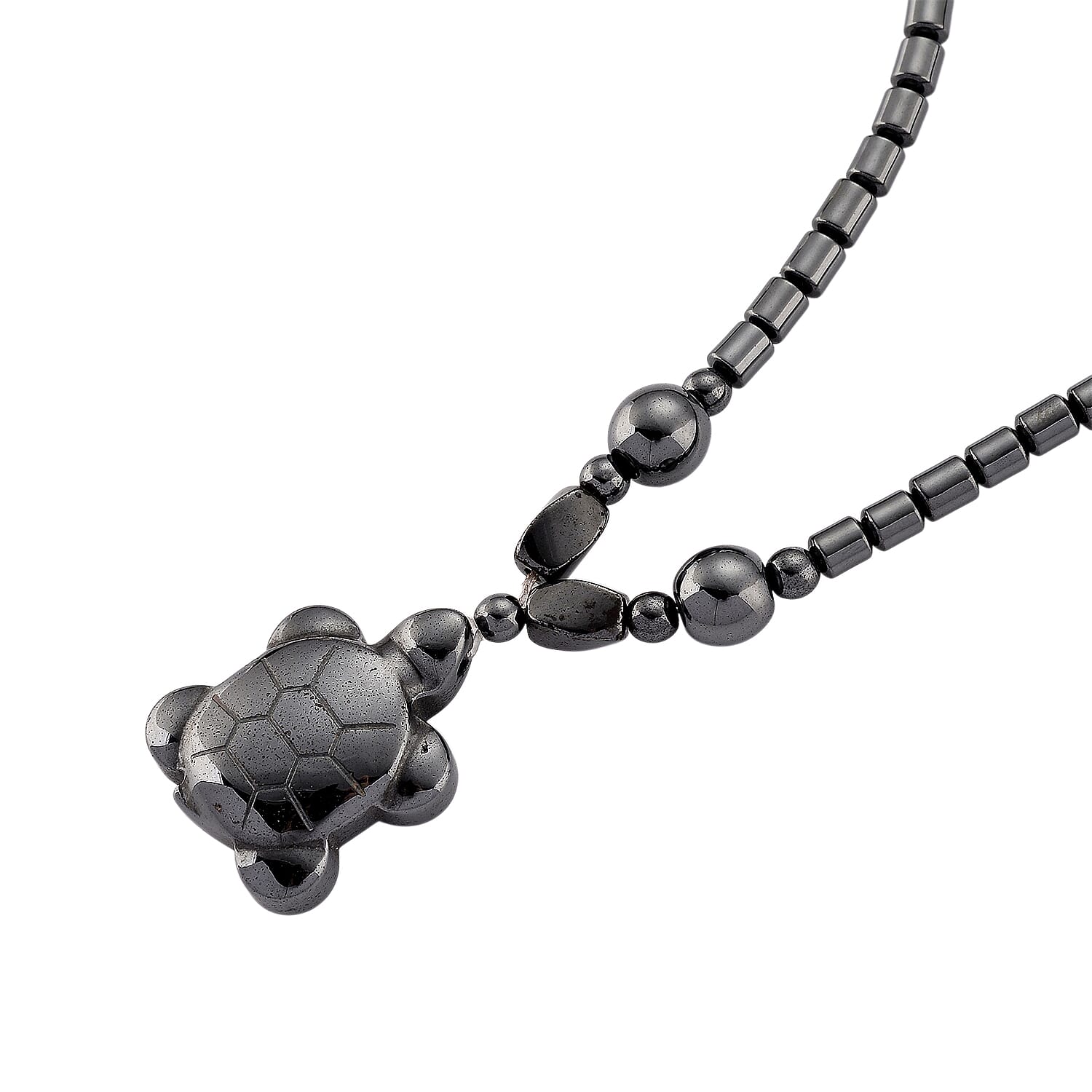 Set of 2 -  Hematite Fancy Necklace 448.50ct  448.500  Ct.