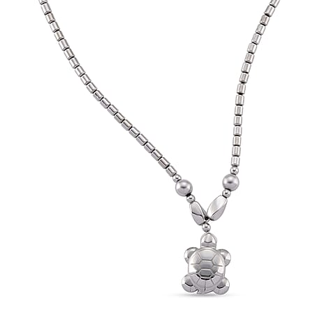 Set of 2 -  Silver Plated Hematite Fancy Necklace 448.50ct  448.500  Ct.
