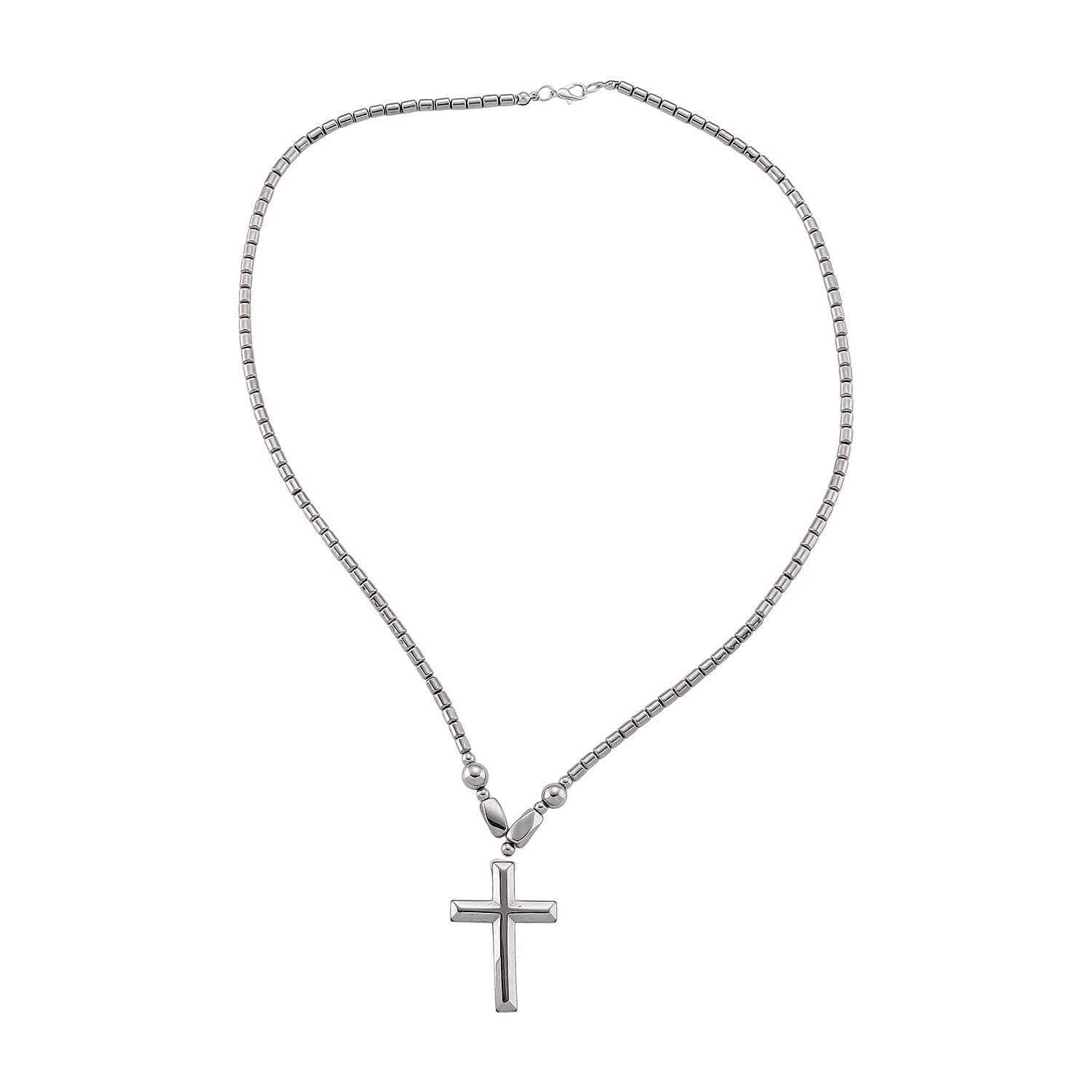 Set of 2 -  Silver Plated Hematite Fancy Necklace 448.50ct  448.500  Ct.