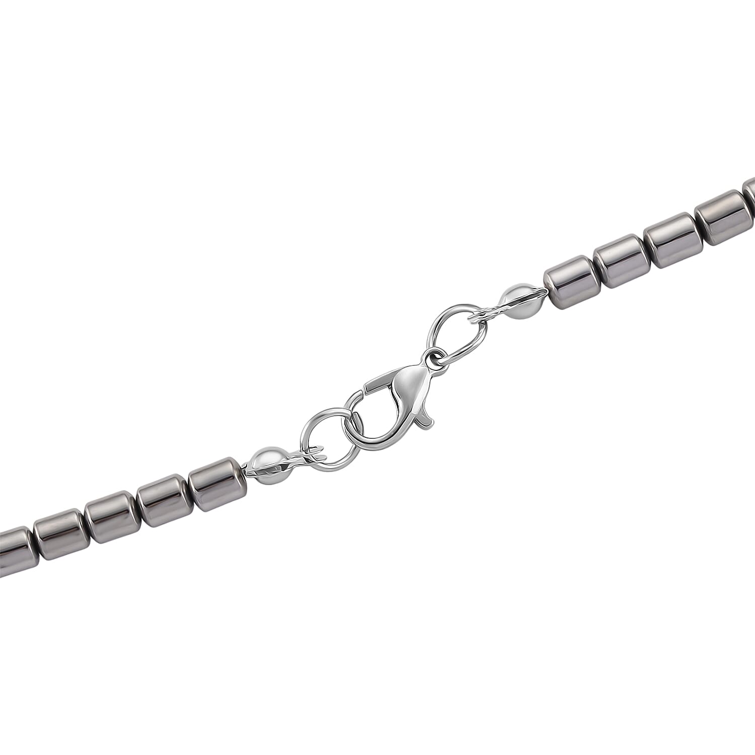 Set of 2 -  Silver Plated Hematite Fancy Necklace 448.50ct  448.500  Ct.