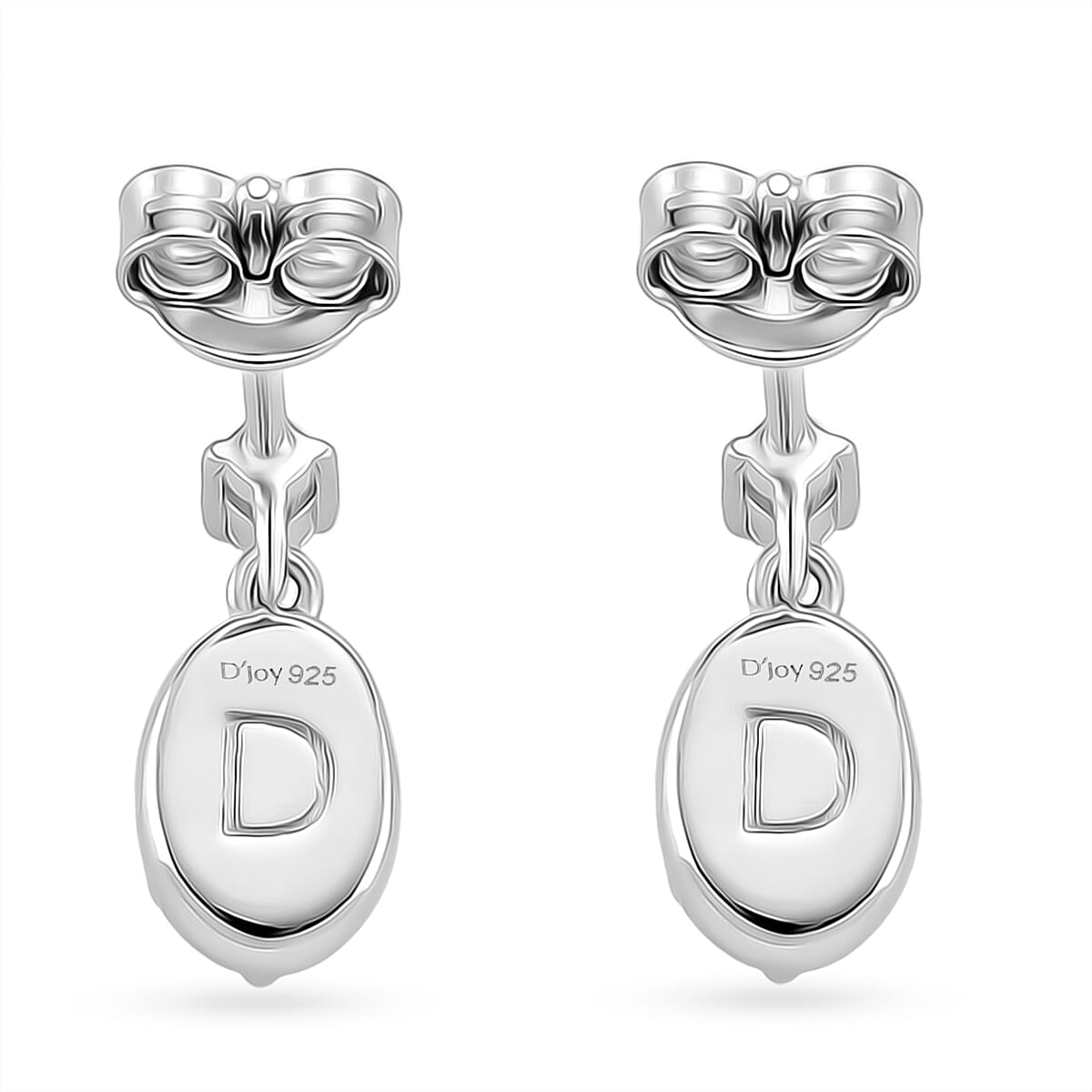 2 Piece Set -  Fissure Filled Ruby,  Moissanite Earring,Pendant with Chain (Size 18) in Rhodium Overlay Sterling Silver 0.15 ct  1.650  Ct.