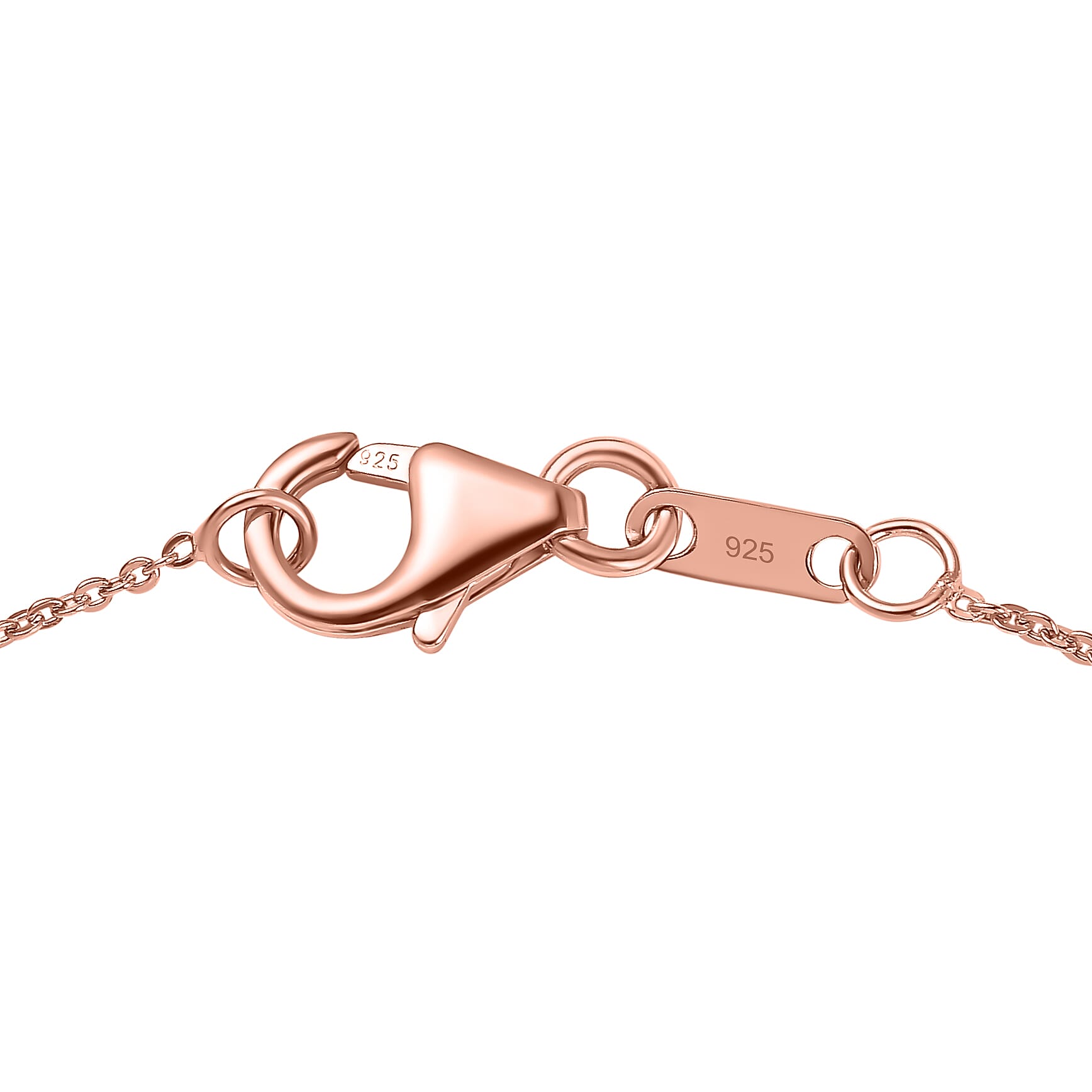 Luxuriant Lab Grown Diamond(Si-G-H) Pendant with Chain (Size 20) in 18K Vermeil Rose Gold Plated Sterling Silver 1.50 Ct.