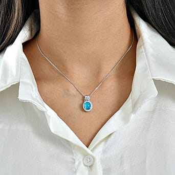 https://tjcuk.sirv.com/Products/44/3/4436625/Paraiba-Moonstone-White-Zircon-Pendant-with-Chain-Size-20-in-Platinum-_4436625_2.jpg?w=342&h=342