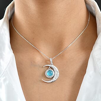 https://tjcuk.sirv.com/Products/44/3/4436648/Paraiba-Moonstone-White-Zircon-Pendant-with-Chain-Size-20-in-Rhodium-O_4436648_2.jpg?w=342&h=342