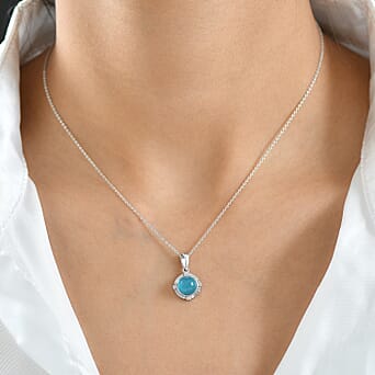 https://tjcuk.sirv.com/Products/44/3/4436680/Paraiba-Moonstone-White-Zircon-Pendant-with-Chain-Size-20-in-Platinum-_4436680_2.jpg?w=342&h=342
