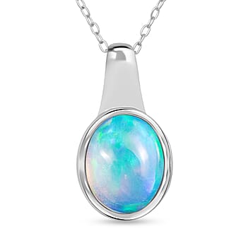 https://tjcuk.sirv.com/Products/44/3/4436806/Ethiopian-Opal-Pendant-with-Chain-Size-20-in-Rhodium-Overlay-Sterling-_4436806.jpg?w=342&h=342